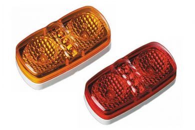 LED Duo Clearance / Side Marker Light (Red)