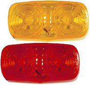 LED Bullseye Clearance/Marker Light (Amber)