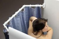 Extend-A-Shower Curtain Rod