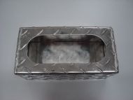 Oval Aluminum Diamond Plate Mount Box