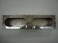 Oval Aluminum Diamond Plate Mount Box (2 Lights)
