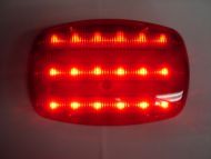 LED flasher with magnetic base (red)