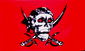 Crimson Pirate Flag