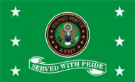 US Army Served w/Pride Flag