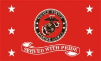 US Marine Corp Served w/ Pride
