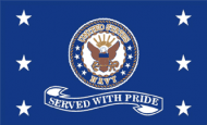 US Navy Served w/ Pride Flag